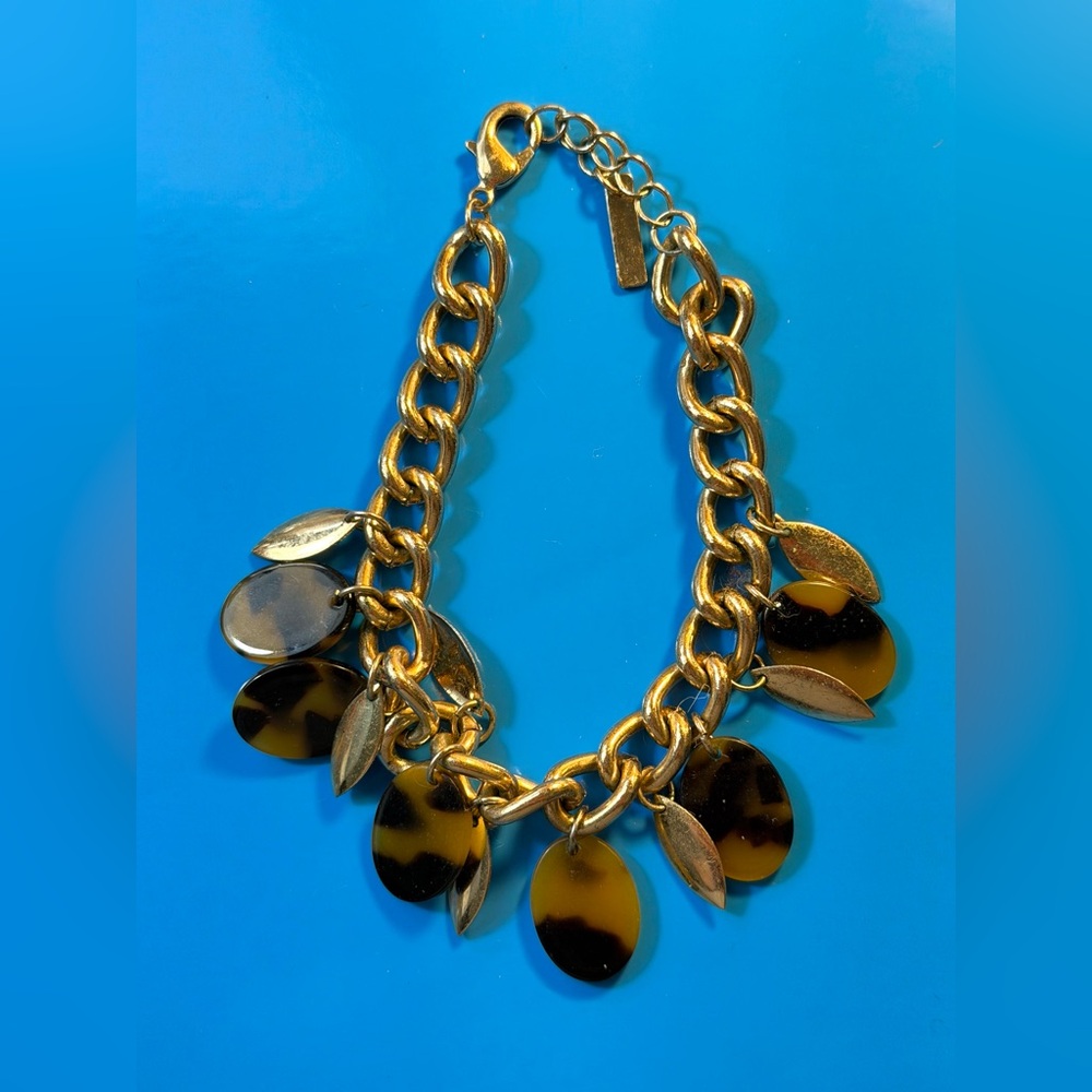 ISADORA Tortoise Shell Gold Tone Fashion Bracelet